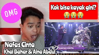 Reaction AINA ABDUL & KHAI BAHAR - NAFAS CINTA | #AJL36 (KUPAS)