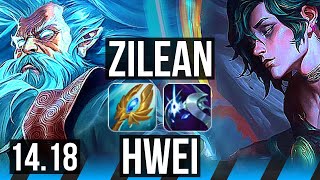 ZILEAN vs HWEI (MID) | Rank 6 Zilean | NA Grandmaster | 14.18