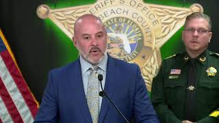 LIVE: Palm Beach County Sheriff's Office holds press conference
