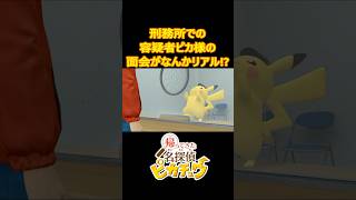 容疑者ピカ様の面会がなんかリアル！？  #Shorts #名探偵ピカチュウ #ポケモン #容疑者ピカチュウ#pokemon #pikachu