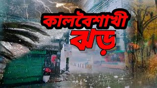 কালবৈশাখী ঝড়ে সব কিছু  ছিন্নভিন্ন  | kalo boishaki jhor #কালবৈশাখী #kalboishakhi @s.i.tara22