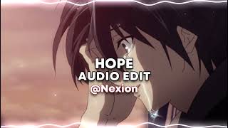 hope - xxxtentacion [Audio edit]
