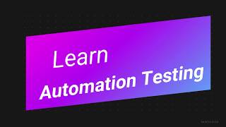 Learn Automation Testing Selenium Javascript Node.js Beginner Friendly
