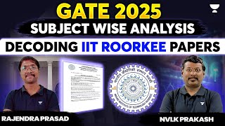 Decoding IIT Roorkee Gate Papers | Gate 2025 | NVLK Prakash & Rajendra Prasad #iitroorkee #gate2025