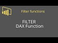 Power BI DAX FIlter function and when to use filter functions | Power BI DAX|