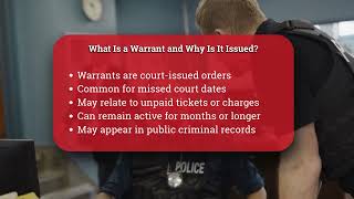 How To Search For Warrant in Texas
