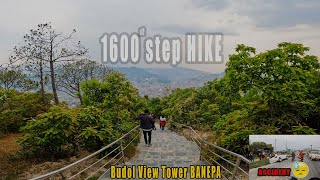 Easy Hike Near kathmadu || Bapena 1600 steps Budol View Tower Hike  || Nepal