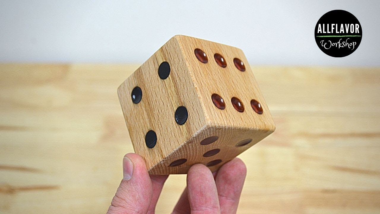 Yardzee Diy How To Make Wooden Dice Youtube