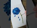 Blue hydrangea/ Acrylic painting tutorial for beginners #acrylicpainting #painting #creativity