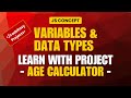 Build an Age Calculator using HTML, CSS & JavaScript | Beginner JavaScript Project