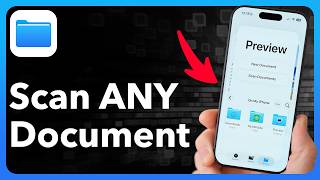 Scan ANY Document on iPhone (No Third-Party Apps Needed)