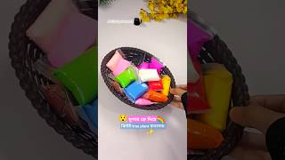 DIY সুপার ক্লে দিয়ে tree plant বানালাম 😱🌈💖#idea#art #craft #shorts #shortsfeed