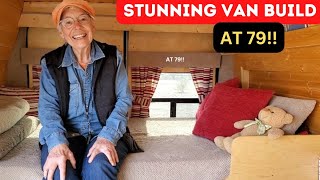 You Won't Believe The Stunning Van This  79 Year Old Solo Female Built!!