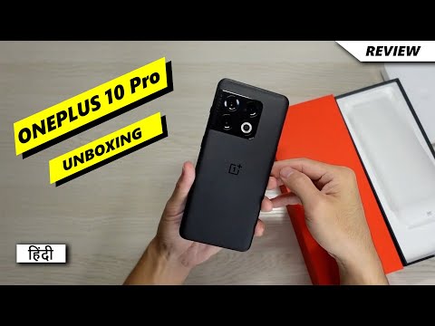 OnePlus 10 Pro Unboxing in Hindi  Price in India  Black Color  Review