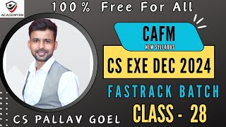 CAFM CS EXECUTIVE O/N-CS PALLAV GOEL-SCANNER OF CAPITAL STRUCTURE FINANCIAL MANAGEMENT- DEC24