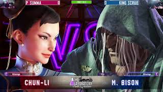 SF6 - Level 3 - P_Summa (AKI/Chun Li) vs King Scrub (M.Bison)