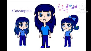 Cassiopeia (with the drawing in color) 💙✨💙✨