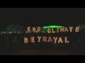 'End Climate Betrayal' sign held by activists in UK
