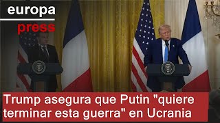 Trump asegura que Putin \