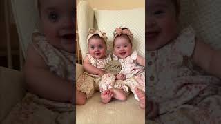 My beautiful twinnies 🫶🏼 #baby #twinlife #cutebaby #twinsisters #twinbabies #twins #twin