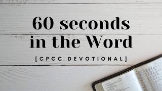 60 Seconds in the Word episode 43