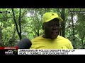 Zimbabwe police disrupt and stop opposition party, Citizens Coalition for Change, rally