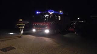 brandweer Berghem rijd Prio1  door brandgerucht laanderhof berghem