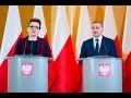 Konferencja prasowa minister Anny Zalewskiej i wiceministra Macieja Kopcia