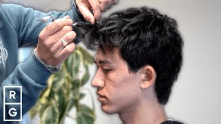 He Wanted a Shorter MESSY Textured Haircut for Summer (Full Haircut & Styling Tutorial)