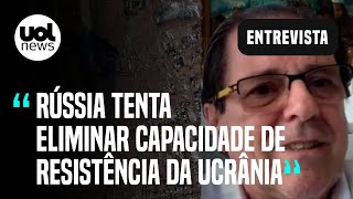 Ucrânia: Rússia busca eliminar capacidade de resistência com alvos militares, diz ex-embaixador