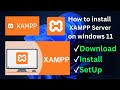 how to install xampp server in windows 10 annd 11 in 2022