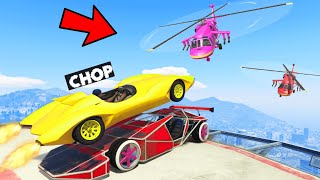 GTA 5 FACE TO FACE CHALLENGE WITH CHOP OUT OF HIS MIND