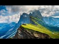 ALPS & DOLOMITES (Drone + Timelapse) Heavenly Nature Relaxation™ 5 Minute Short Film in 4K UHD