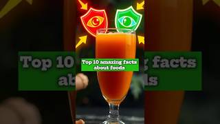 Top 10 amazing facts about foods 🍅🍏 #food #facts #shorts