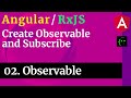 Angular RxJS 02   Observable and Subscribe Creation | CodeWithSrini