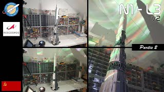 N1-l3 : concurrente russe de la Saturn V - version 2 - Partie 2 - 1:110 - Lego Rocket Collection