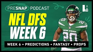 NFL Week 6 DFS 2022 | Main Slate Plays for DraftKings & FanDuel | Chalk, Fades, Sleepers Picks