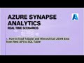 1. How to load Tabular and Hierarchical JSON data from Rest API to SQL Table | Azure Synapse | ADF