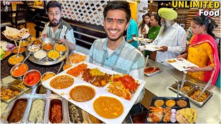 25+Items Unlimited Food Buffet on Highway | Street Food India | Veg Buffet