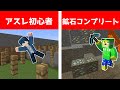 【マイクラ】アスレ初心者VS鉱石コンプリートどちらが早いかバトル！【からぴち】