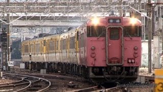 JR西日本 キハ40系気動車6連の回送列車 広島→横川 2012.12