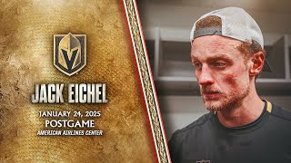 Jack Eichel Postgame 1/24: It's Tough To Chase Games In This League