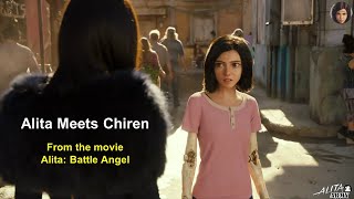 Alita Meets Chiren | Alita Battle Angel