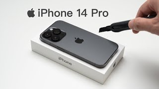 iPhone 14 Pro深空黑色沉浸式开箱（纯净版）| 配件 | 游戏测试 | 摄像测试