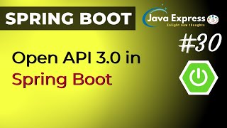 #28.How to implement Open API 3.0 ( Swagger 3) in SpringBoot Application ? @JavaExpress