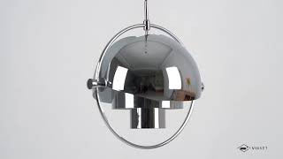 Multi Lite Pendant Light Chrome