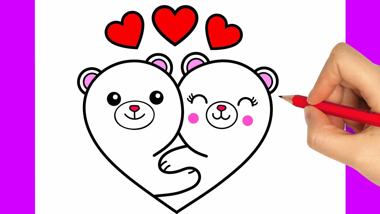 Dibujos Faciles De Dibujar Para El Dia De Valentine Como Dibujar A