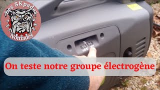 #36 Premier test de notre groupe électrogène PRAMAC PMi 2000