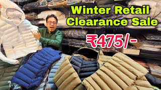 Winter सबसे बड़ी Stock Clearance SALE 😱DELHI clothes Record Break SALE😱Clothes sale Winter sale