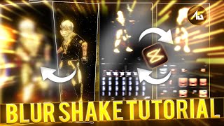 Blur Capcut Shake Tutorial ✨ CAPCUT EDITING TUTORIAL 🔥 AG creators